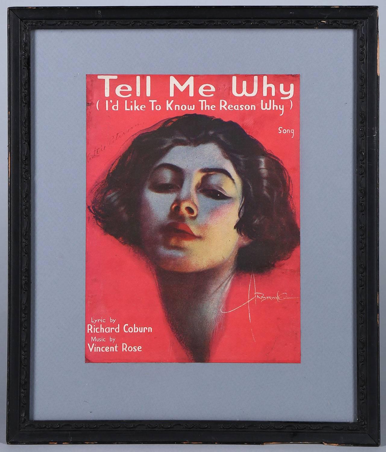 Tell Me Why - Art Deco Painting by Rolf Armstrong