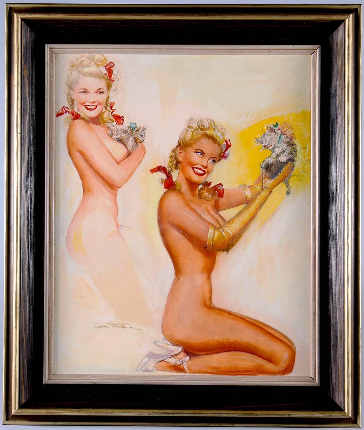 Earl MacPherson Nude Painting - Kittenish Type