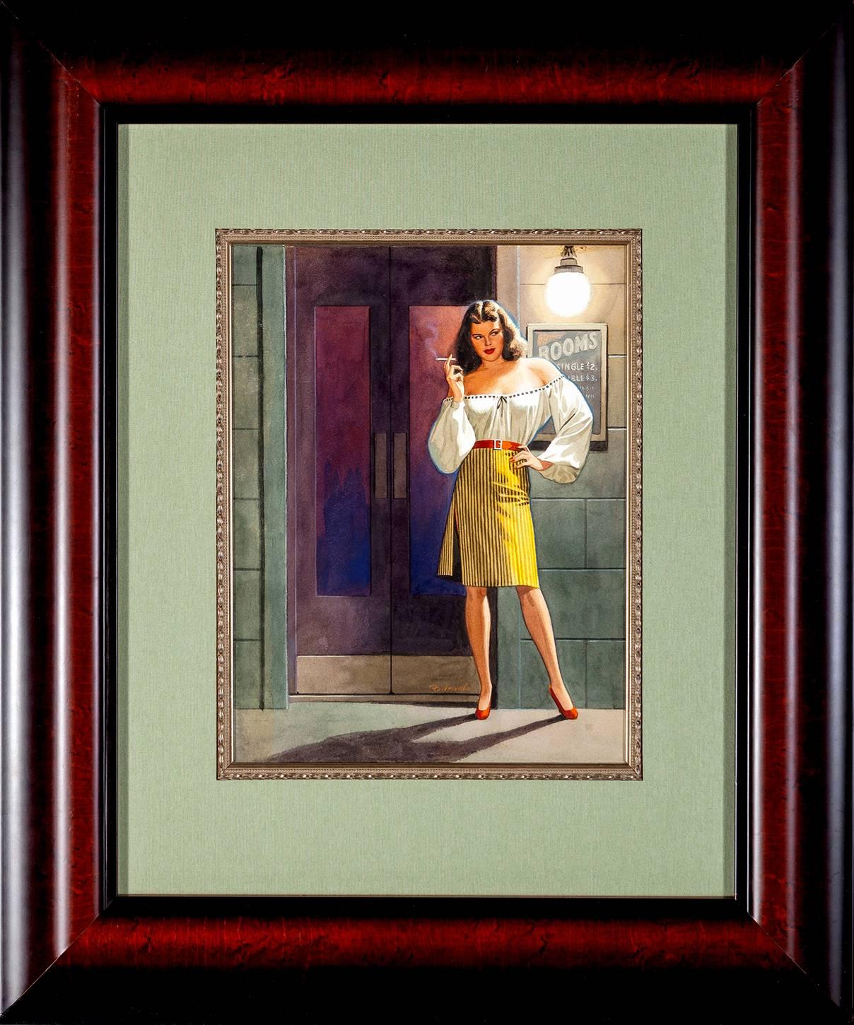 Buy My Love - American Realist Painting by Fred Rodewald