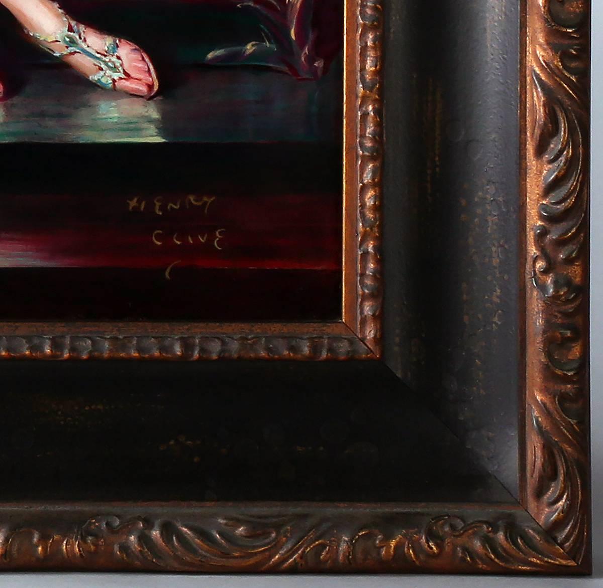 Sultana - Black Figurative Painting by Henry Clive