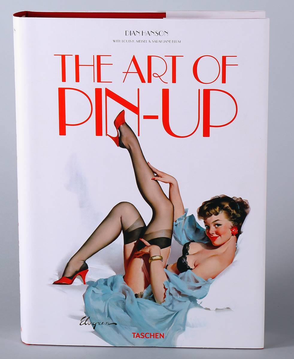  An outstanding large format pastel pin-up illustration by the leading female illustrator Zoe Mozert, which was commissioned for The Brown & Bigelow Calendar Company of Saint Paul Minnesota. Perhaps her finest moment as she captures the seductive