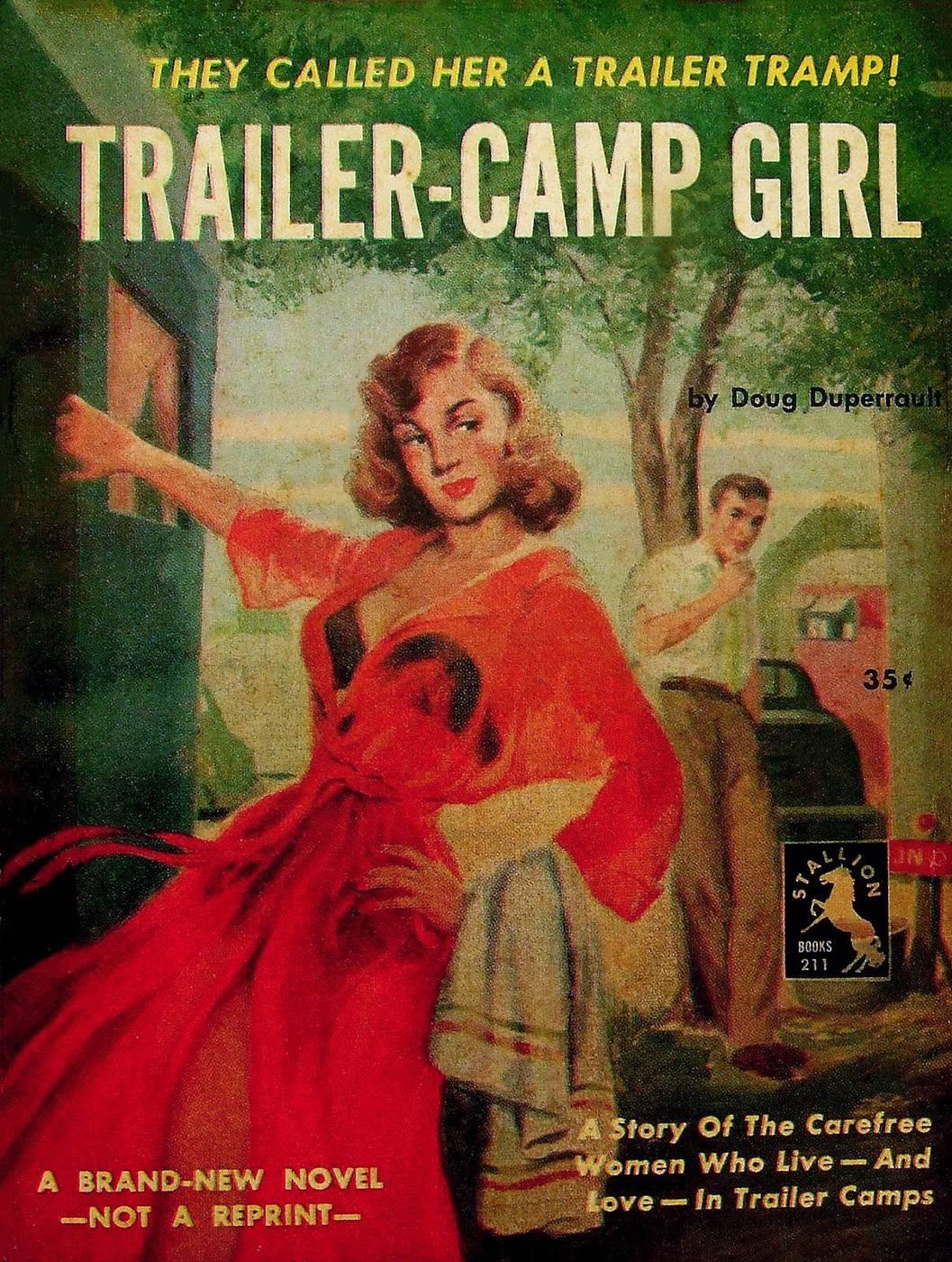 Trailer-Camp Girl - Painting by Isabel Dawson