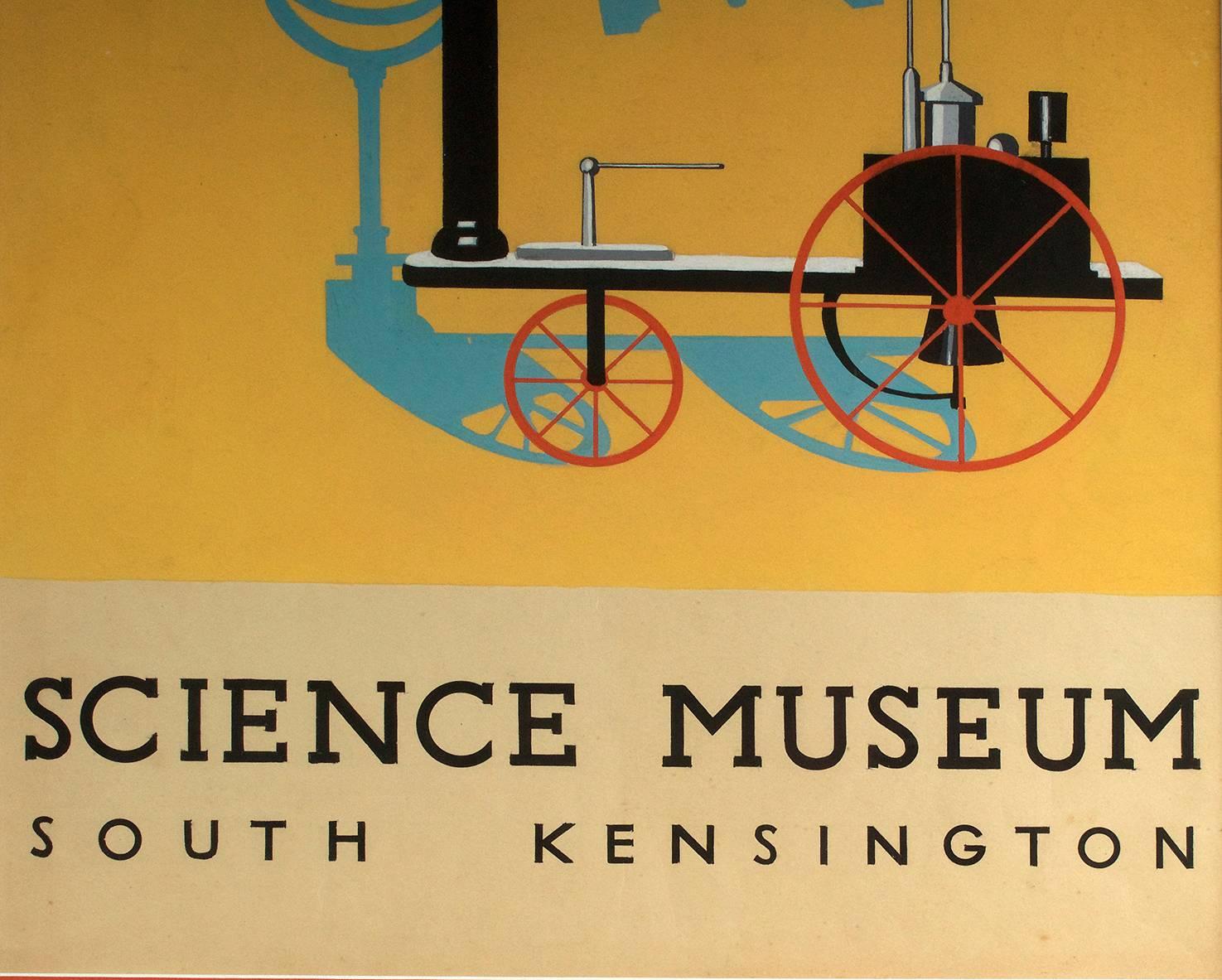 Science Museum; South Kensington - Art Deco Painting by Eileen McKinney
