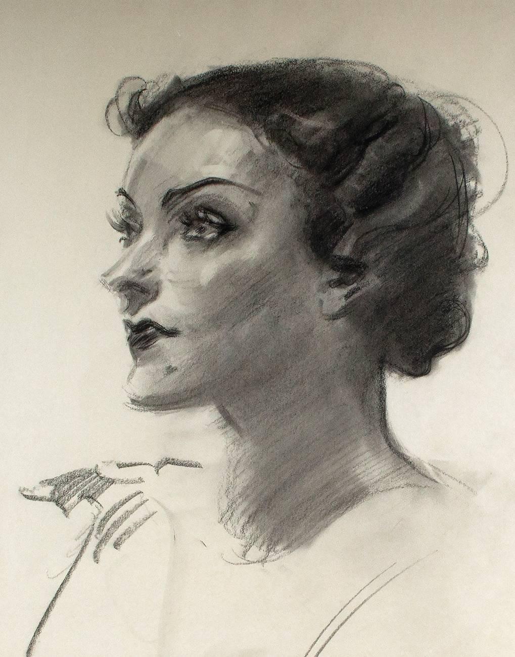 Gloria Swanson - Art by James Montgomery Flagg