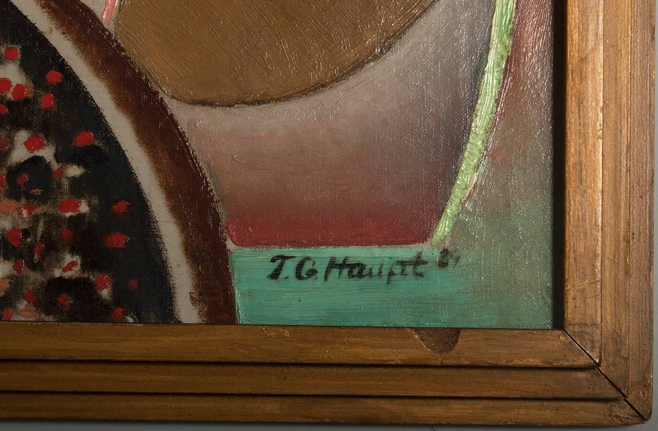 Eine moderne Burleske – Painting von Theodore Haupt