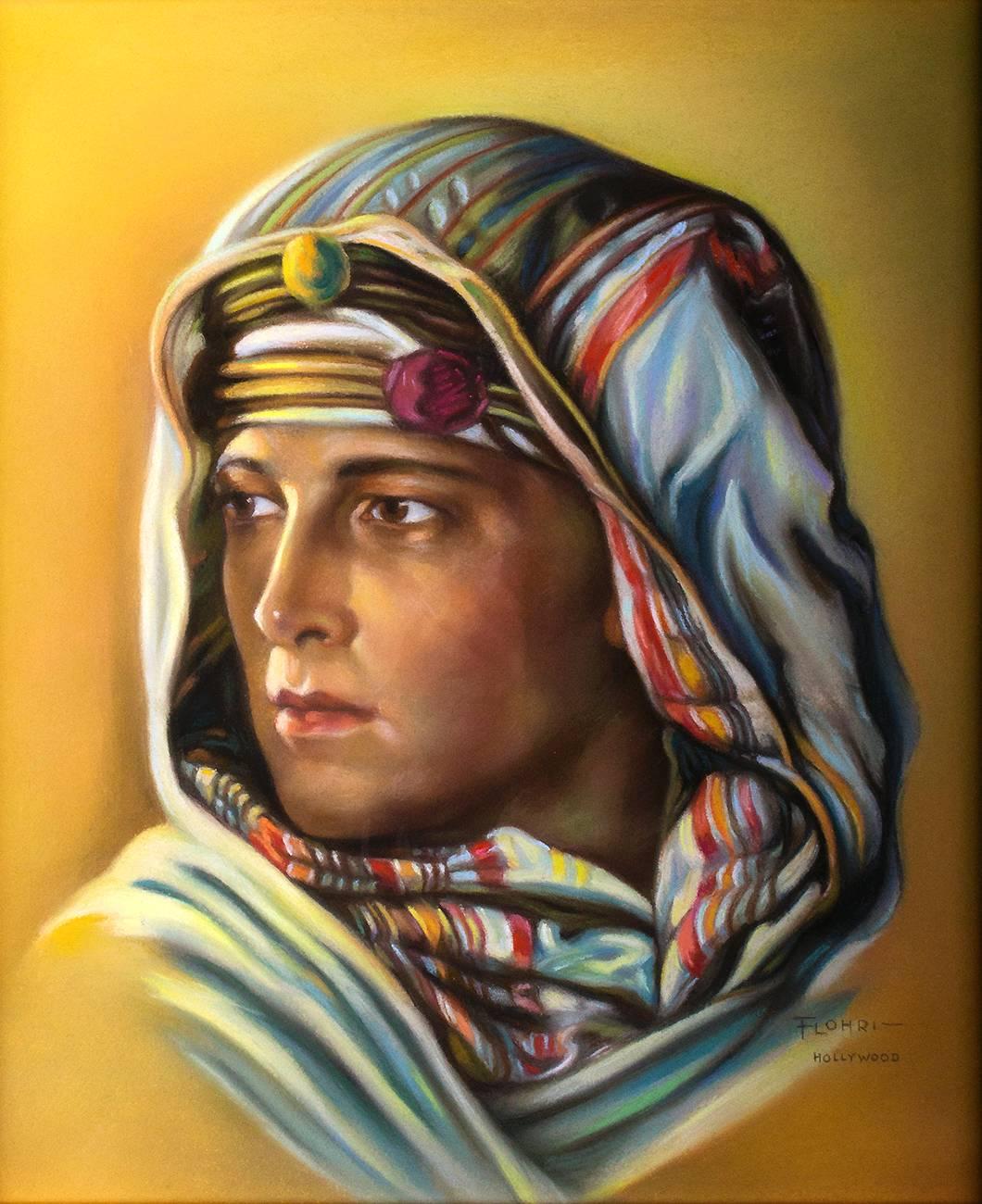 Emil Flohri Portrait Painting - Rudolph Valentino