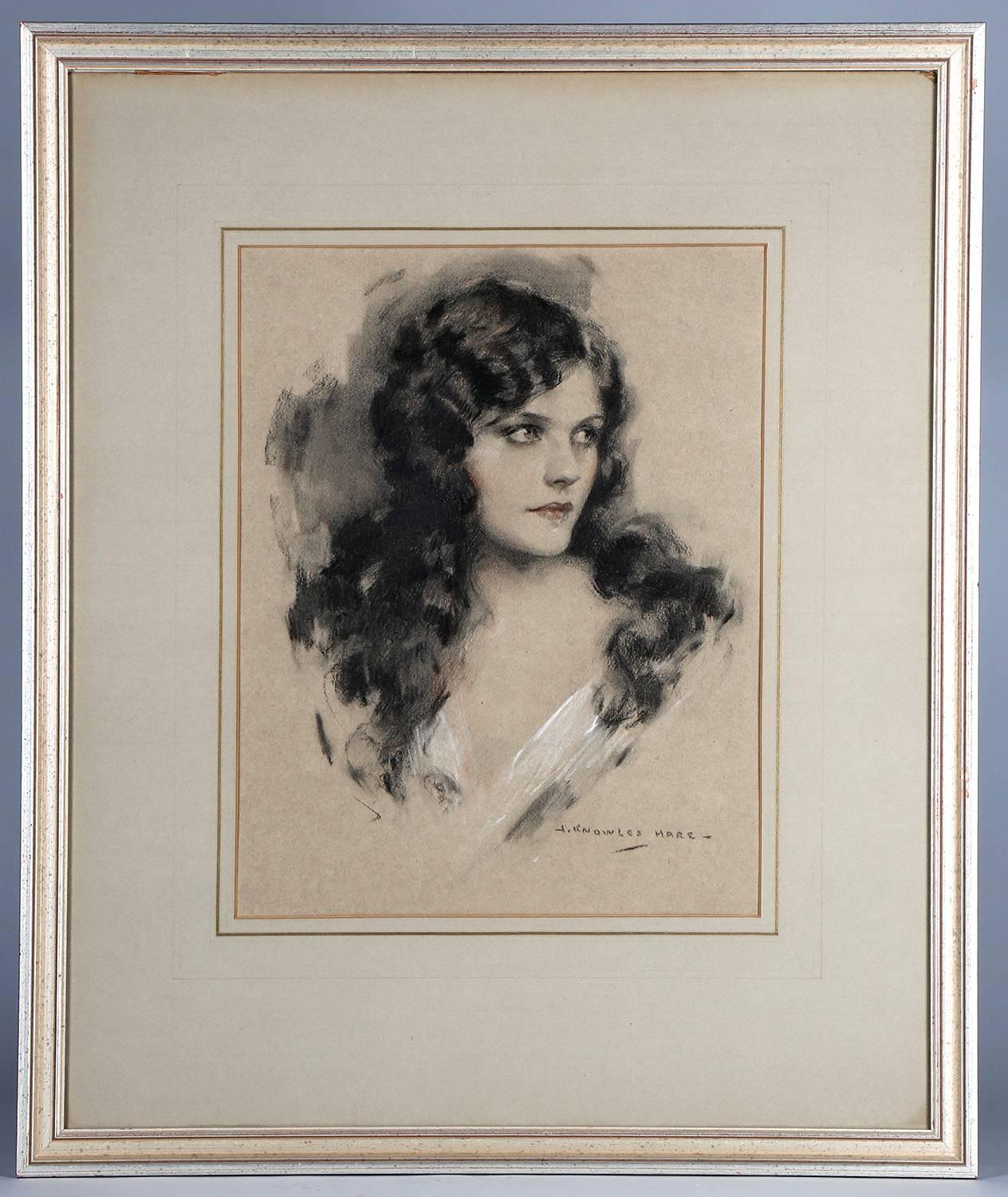 Naomi Johnson Ziegfeld Follies Portrait - Art by John Knowles Hare
