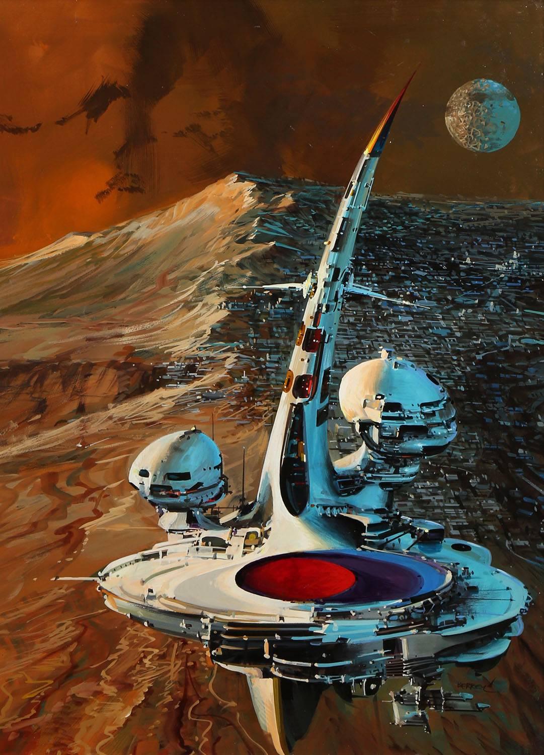 John Berkey Landscape Painting - Tales Of The Dying Earth