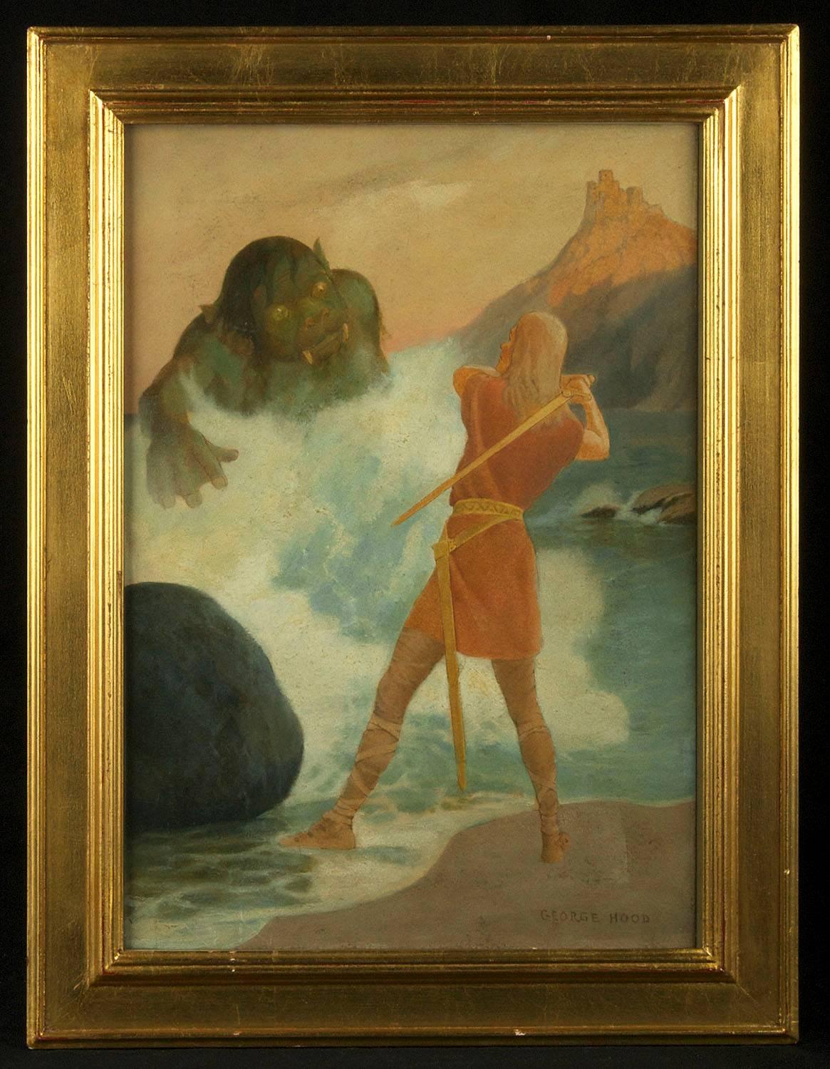 Silverwhite & Lillwacker - Painting by George Washington Hood