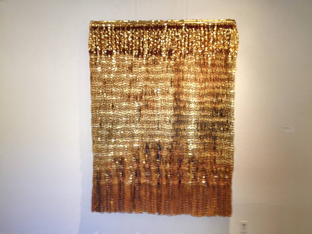The world renowned Olga de Amaral has work in over 40 international museum collections including the Metropolitan Museum of Art in New York, Musee d'Art Moderne de la Ville de Paris, Museo de Arte Moderno de Bogota and National Museum of Modern Art