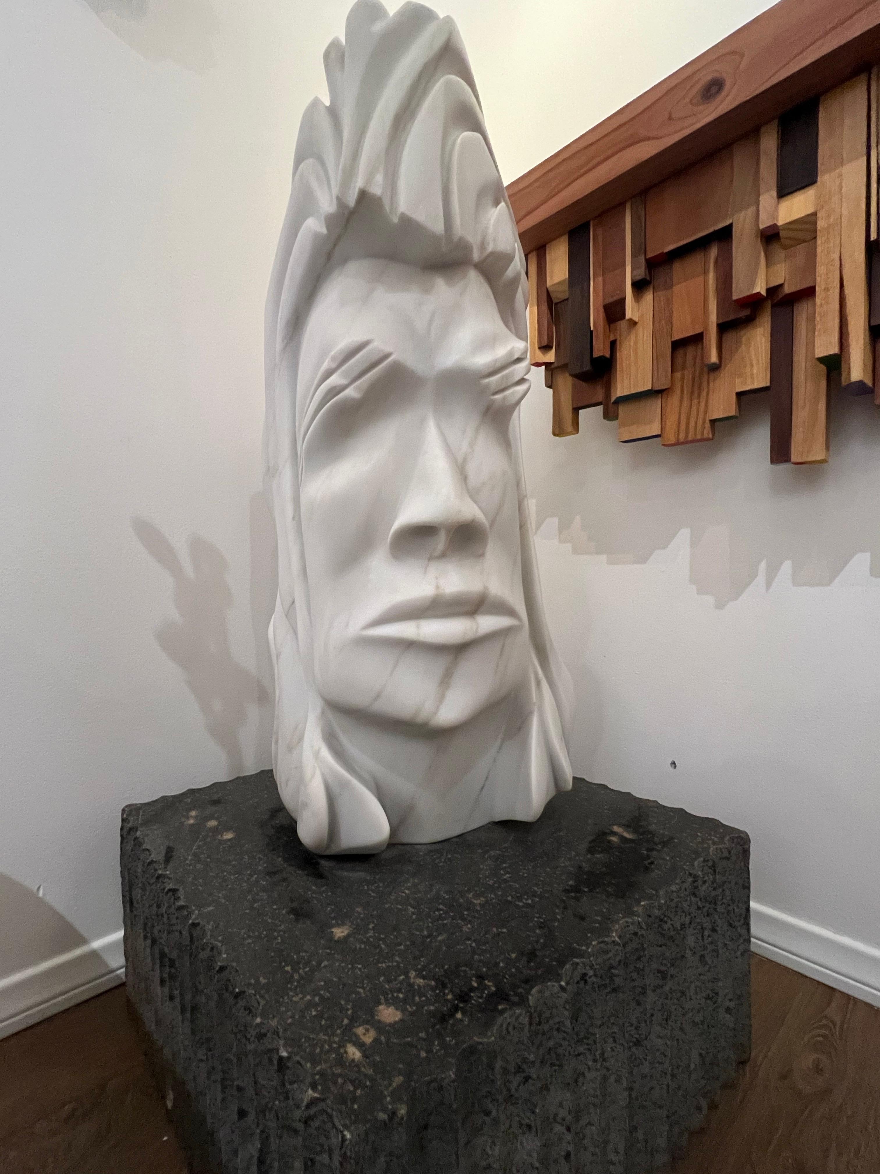 Escultura OBAKE SISTER, Mármol de Yule 8