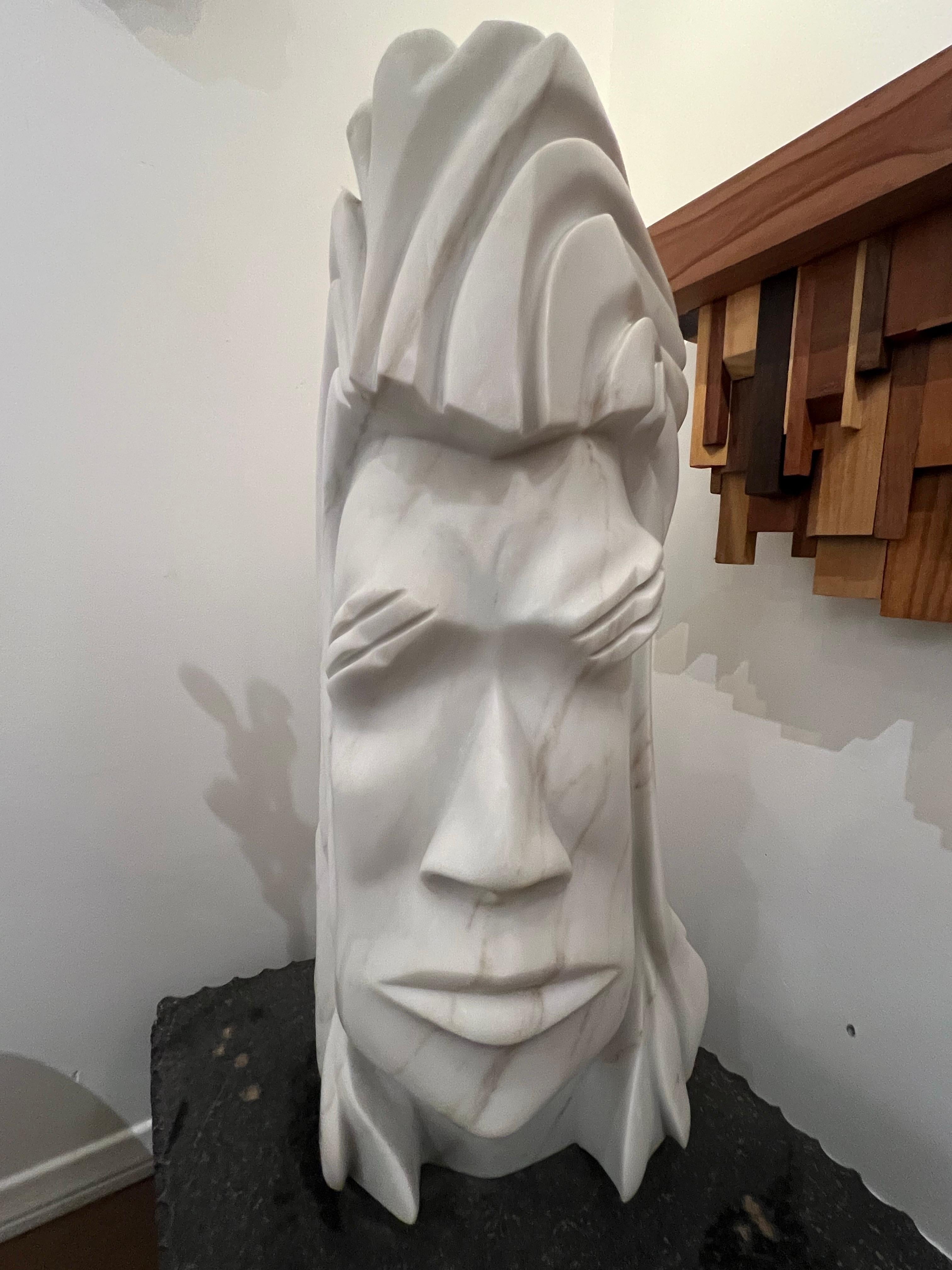 Escultura OBAKE SISTER, Mármol de Yule 9