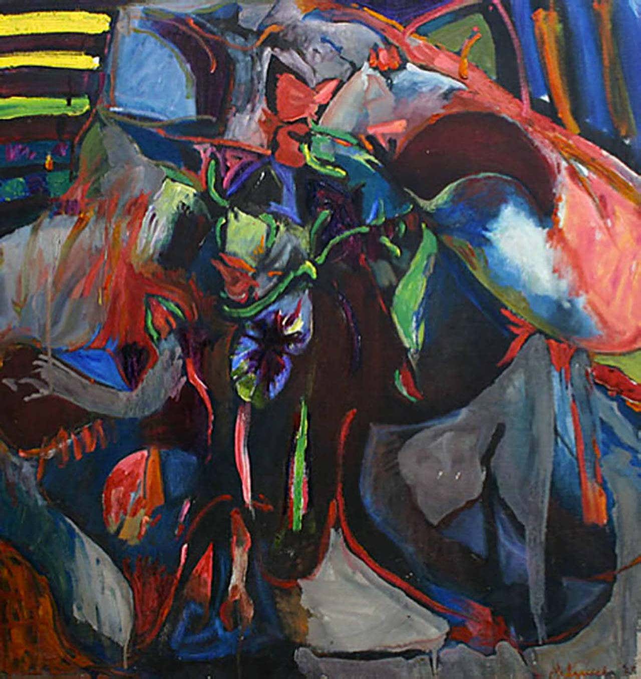 Persistent Theme Color William Pachner - Persistent Theme III For Sale at 1stDibs