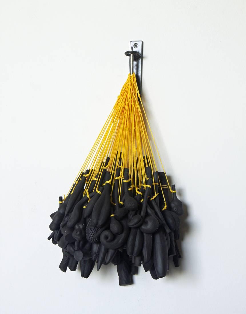 David Hicks Still-Life Sculpture - Char Trimmings