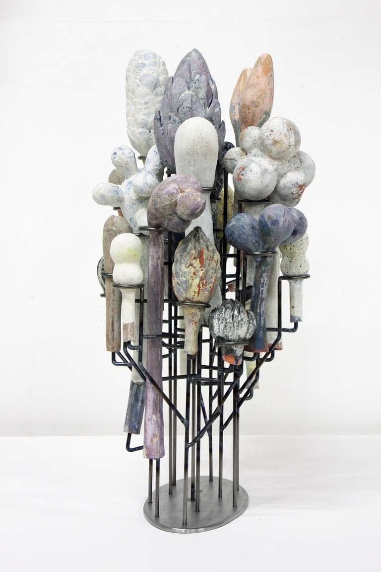 David Hicks Abstract Sculpture - Still Life (Pod and Flora I)