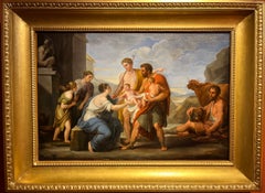 Figuratives, mythologisches und historisches Gemälde des italienischen Neoklassizismus des 19. Jahrhunderts