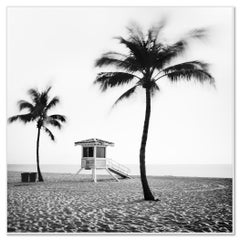 Fort Lauderdale Beach, Studie 4, Florida, USA, Schwarz-Weiß-Kunstfotografie