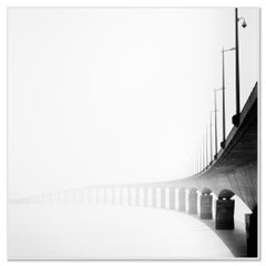 Pont de l’Île de Ré Study 1, France, Black-and-White Analogue Photograph