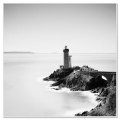 Faro di Petit Minou, Francia — Fotografia minimalista in bianco e nero