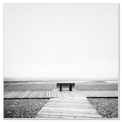 Relaxing Point Study 1, Minimalist Black-and-White Fine Art Photography, France