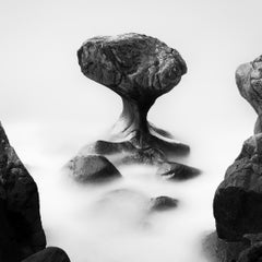 Attracted by the Sea, Kannesteinen, Norway - Minimalist Black and White Seascape