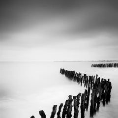 Sea Breakers, France – Black-and-White Long-Exposure Seascape – Limited Edition