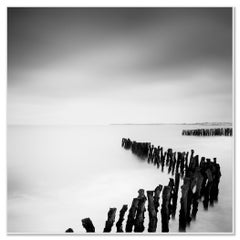 Sea Breakers, France – Black-and-White Long-Exposure Seascape – Limited Edition