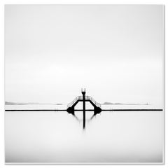 Étude n° 2 sur les plates-formes de plongée – France, série limitée de photographies en noir et blanc