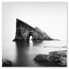 Drangarnir Sea Stacks Study 2, Faroe Islands, Black-and-White Photograph