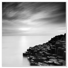 Giant’s Causeway – Black-and-White Long-Exposure Seascape, Northern Ireland