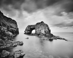 Étude n° 3 de l'arche marine de Great Pollet, Irlande, photographie d'art en noir et blanc