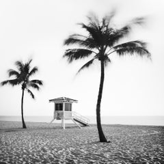Estudio 4 de la playa de Fort Lauderdale, Florida, EE. UU., fotografía artística en blanco y negro