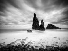 Ribeira da Janela Sea Stacks, Madeira, Limited Edition Black-and-White Photo
