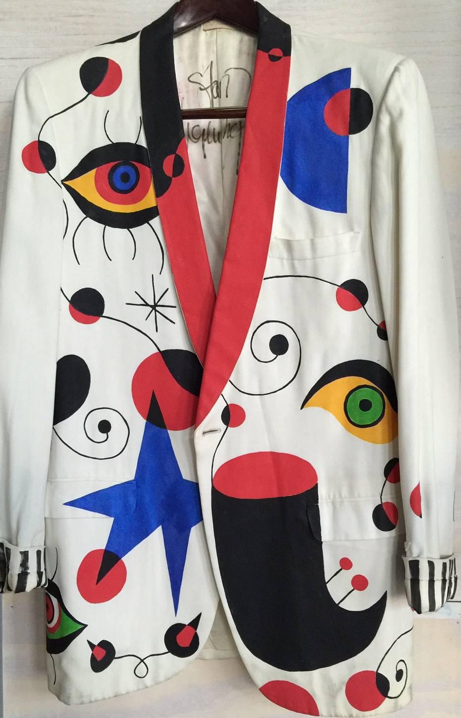 after Miro formal hand painted Jacket - Art by Unknown