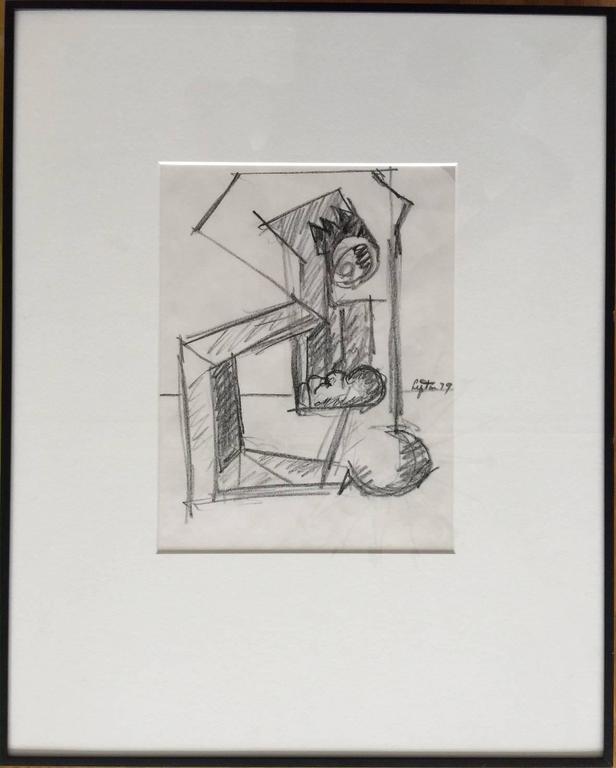 Seymour Lipton Abstract Drawing - untitled