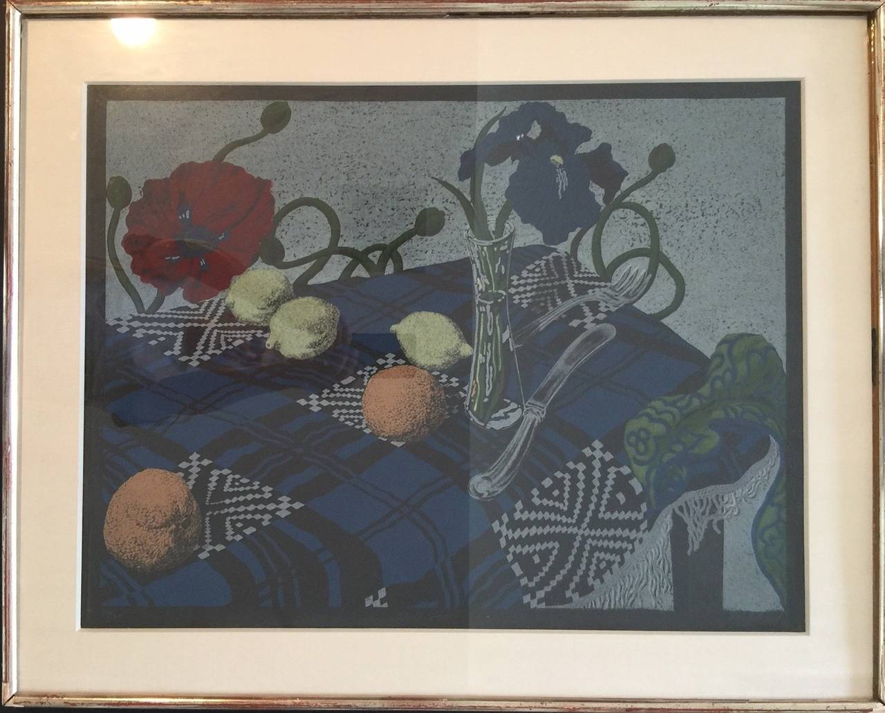 Jack Beal Figurative Print - Still Life
