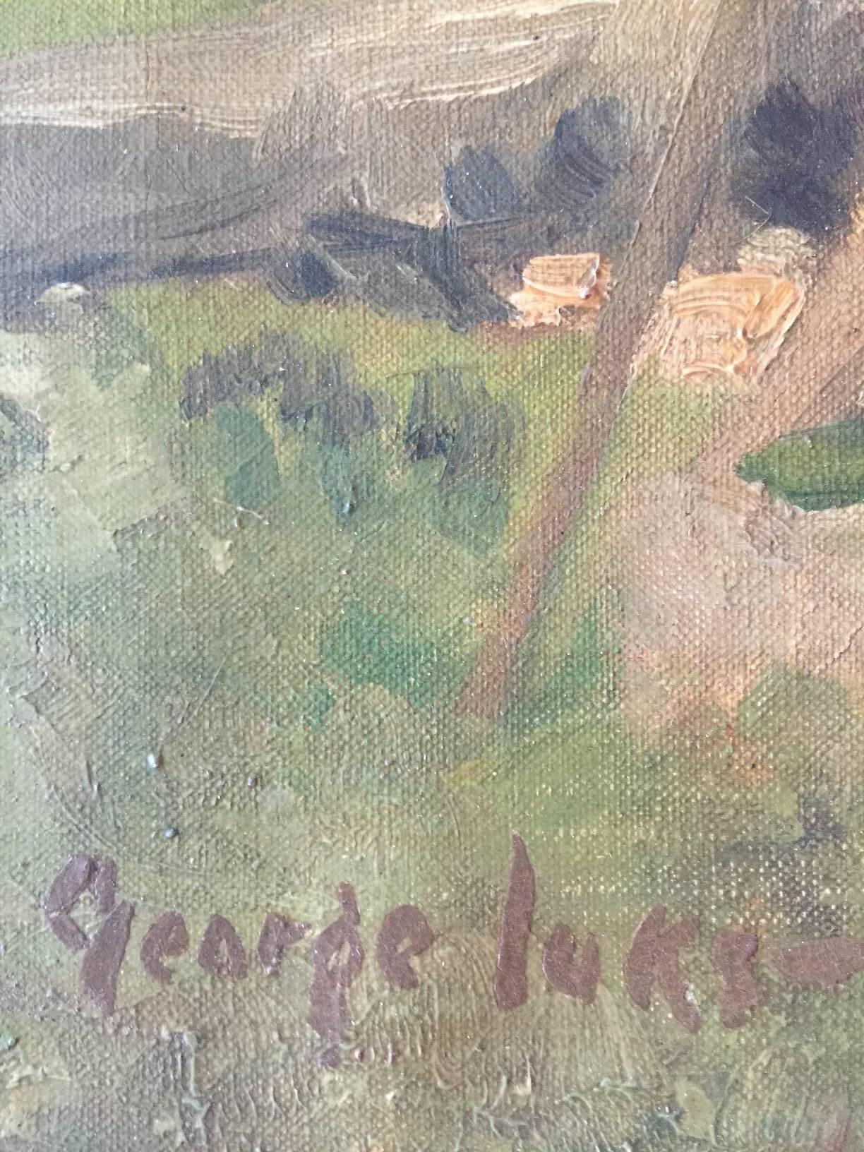 Pegleg Pete  - Painting by George Benjamin Luks