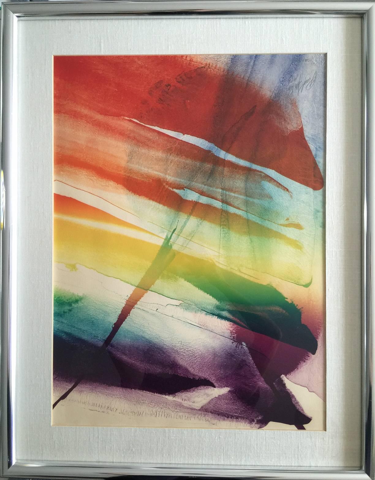Paul Jenkins Abstract Print - untitled