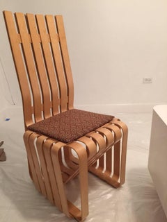 High Sticking Knoll Chairs with cushion Pads 