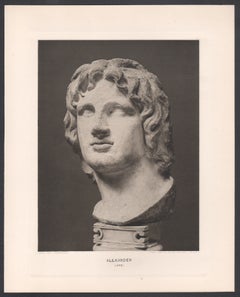 Alexander, fotogravura di sculture classiche greche e romane del British Museum, 1914