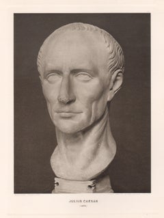 Julius Caesar, British Museum Roman Classical sculpture photogravure, 1914