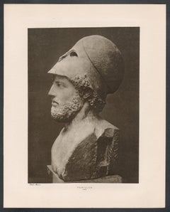 Perikles, Fotogravur einer griechisch-römischen Skulptur aus der Sammlung des British Museum, 1914
