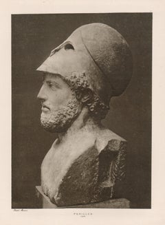 Perikles, Fotogravur einer griechisch-römischen Skulptur aus der Sammlung des British Museum, 1914