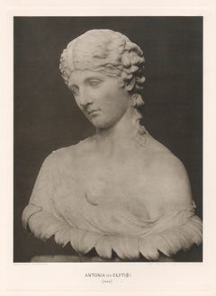 Antonia oder Clytie, Fotogravur einer römischen Skulptur aus der klassischen Zeit aus dem British Museum, 1914