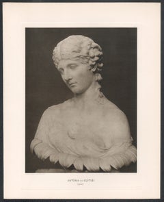 Antonia oder Clytie, Fotogravur einer römischen Skulptur aus der klassischen Zeit aus dem British Museum, 1914