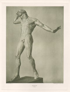 Marsyas, Fotogravur einer griechisch-römischen Skulptur aus der Sammlung des British Museum, 1914