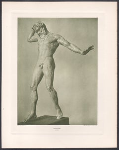 Marsyas, Fotogravur einer griechisch-römischen Skulptur aus der Sammlung des British Museum, 1914