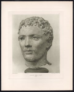 Afrikaner aus Kyrene, Fotogravur einer römischen Skulptur aus der klassischen Zeit, British Museum, 1914
