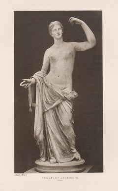 Townley-Aphrodite, Fotogravur einer römischen Skulptur aus der klassischen Zeit, British Museum, 1914