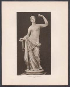 Townley-Aphrodite, Fotogravur einer römischen Skulptur aus der klassischen Zeit, British Museum, 1914